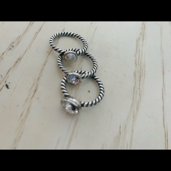 Pandora set of three rings - Picture 3 of 3